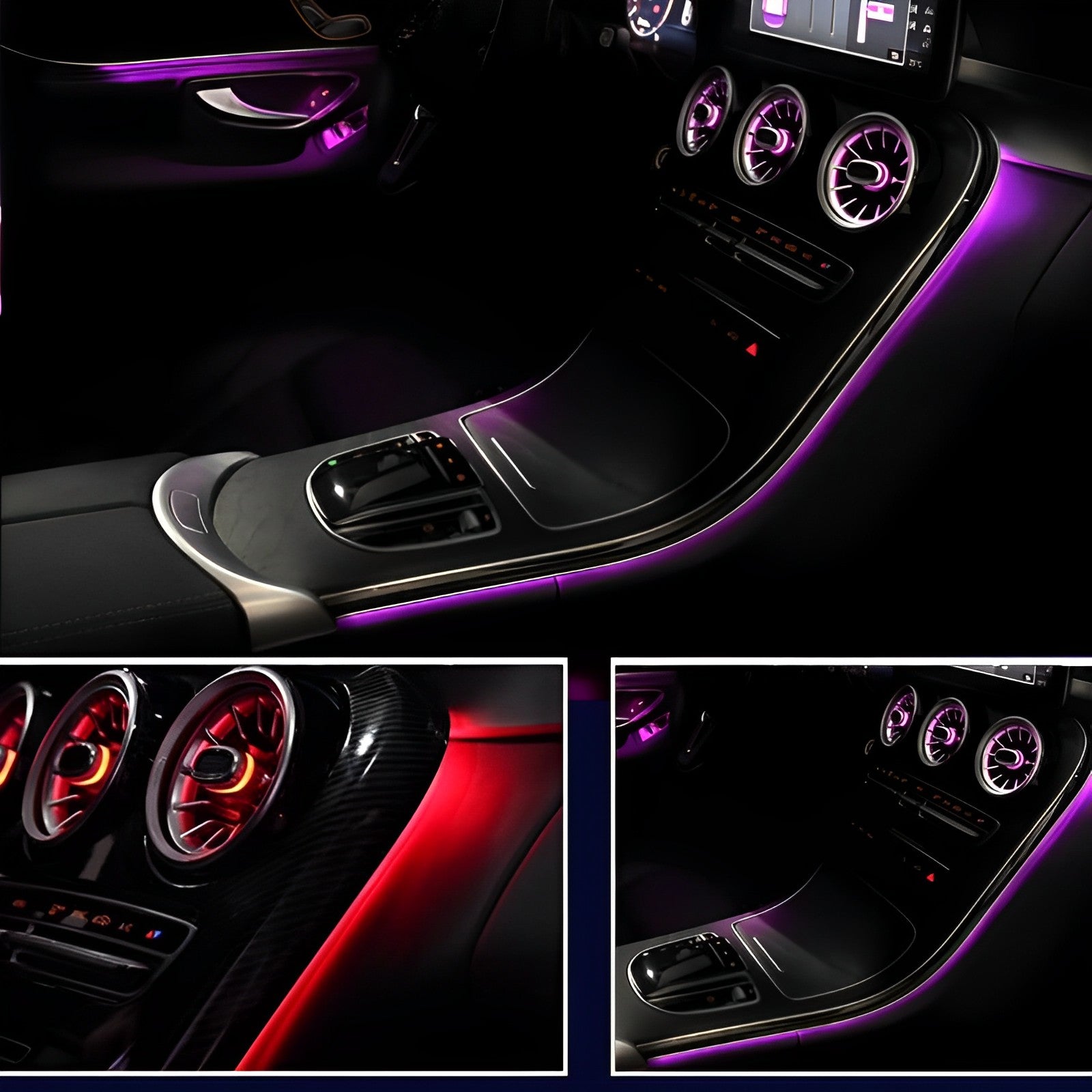 Ambient Lighting for Mercedes-Benz C-Class (W205) & GLC (X253) – Benz -Yourself.com