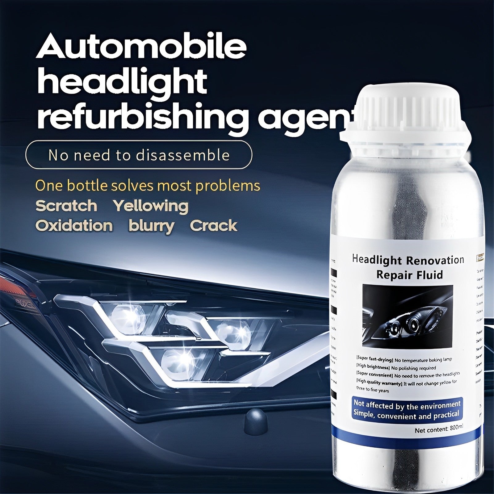 Car Headlight Restoration Kit - Restore Faded or Scratched Headlights –