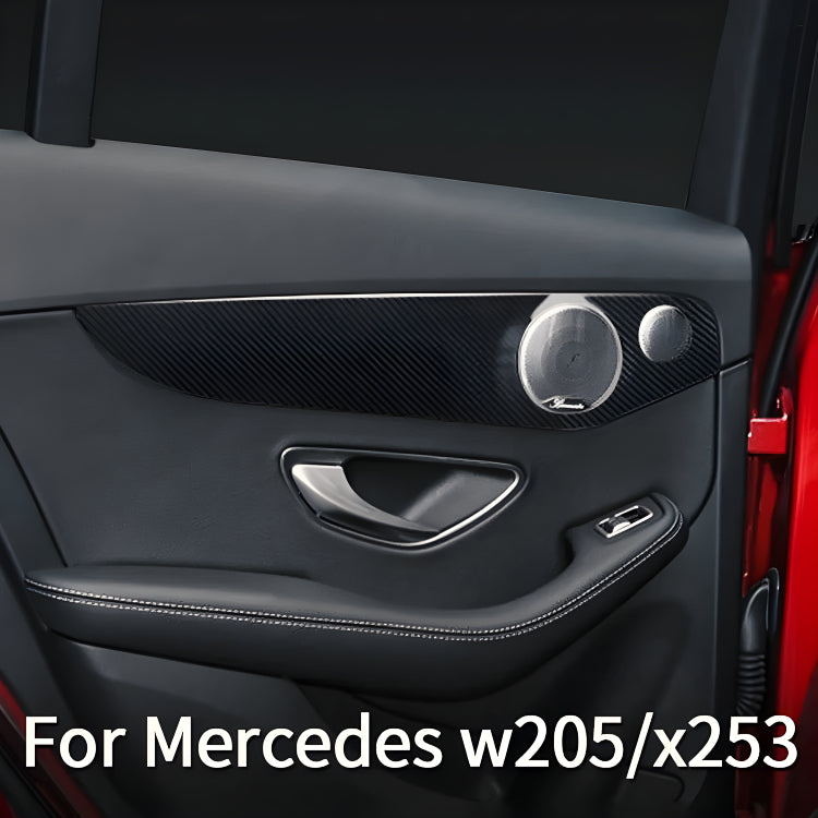 Kaufe Real Carbon Fiber Auto Scheinwerfer Schalter Rahmen Aufkleber Für  Mercedes Benz CGV Klasse GLC W205 X253 W463 W447 Innen