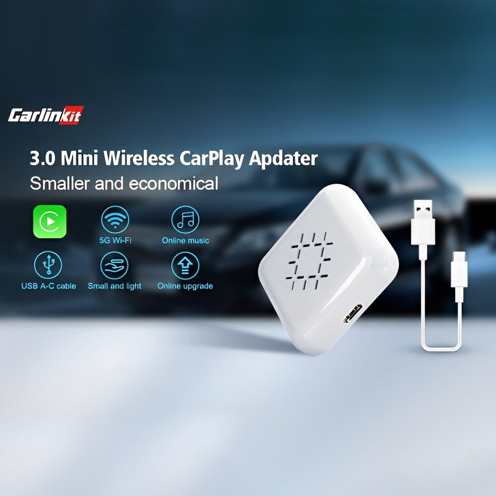 Carlinkit 3.0 - Easy to Install, 5G WiFi, DSP for Clear Sound –