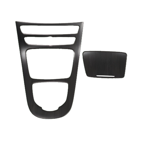 Black wood grain Car Interior Kit Cover Trim For Mercedes-Benz E-Class  2016-19