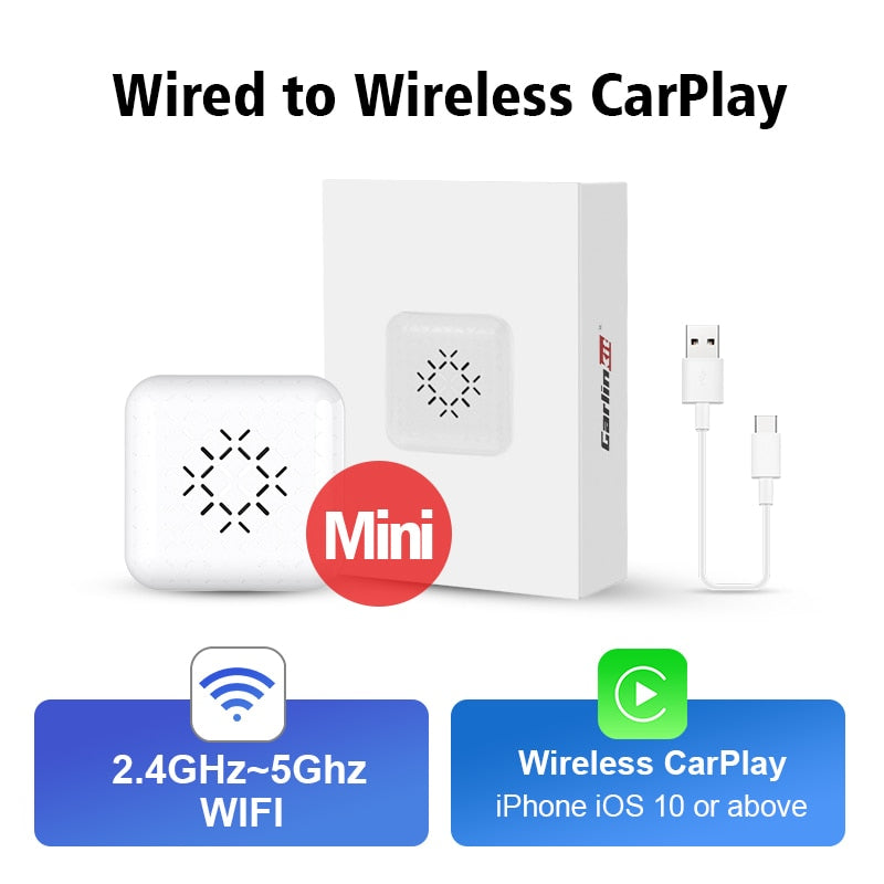 Carlinkit 3.0 - Easy to Install, 5G WiFi, DSP for Clear Sound